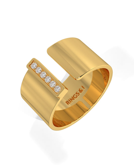 Modern Edge Women Ring