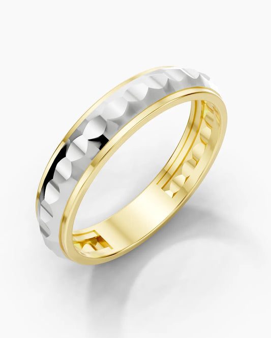 Edgecut Men Ring