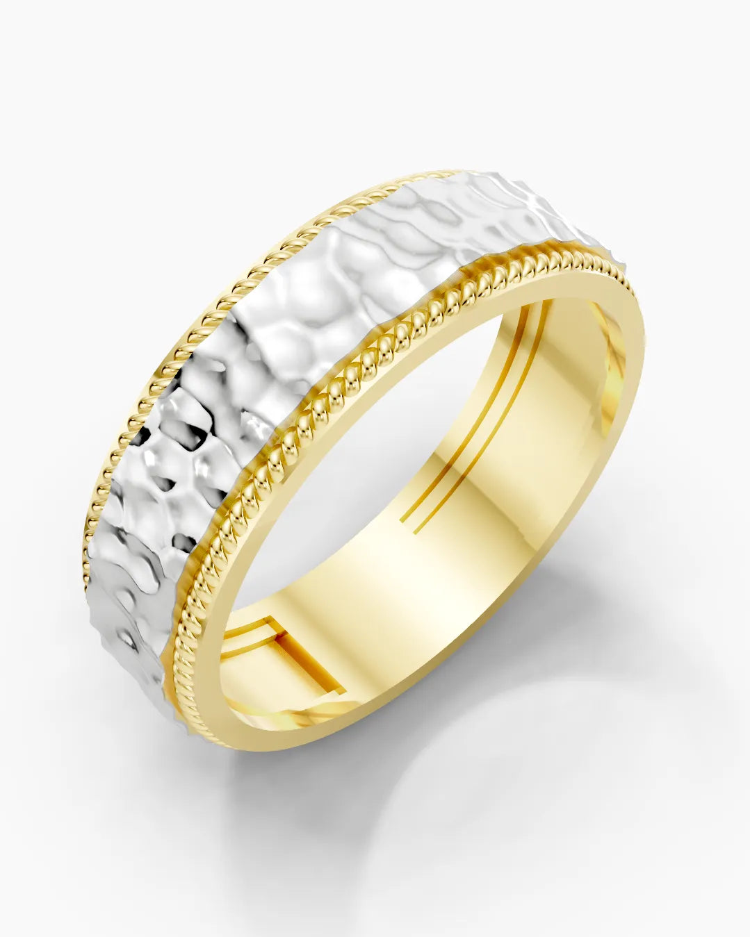 Hammered Heritage Men Ring