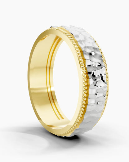 Hammered Heritage Men Ring