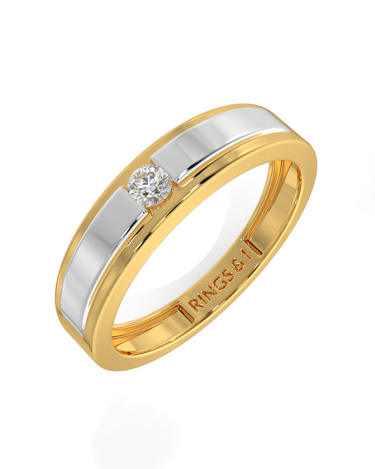 Single Radiance Men Ring