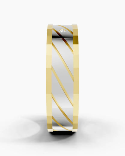 Triple Edge Men Ring