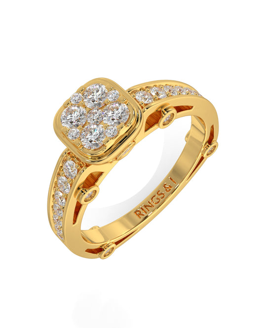 Clustered Gala Women Ring