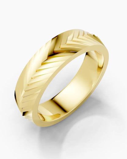 Cut Axis Men Ring