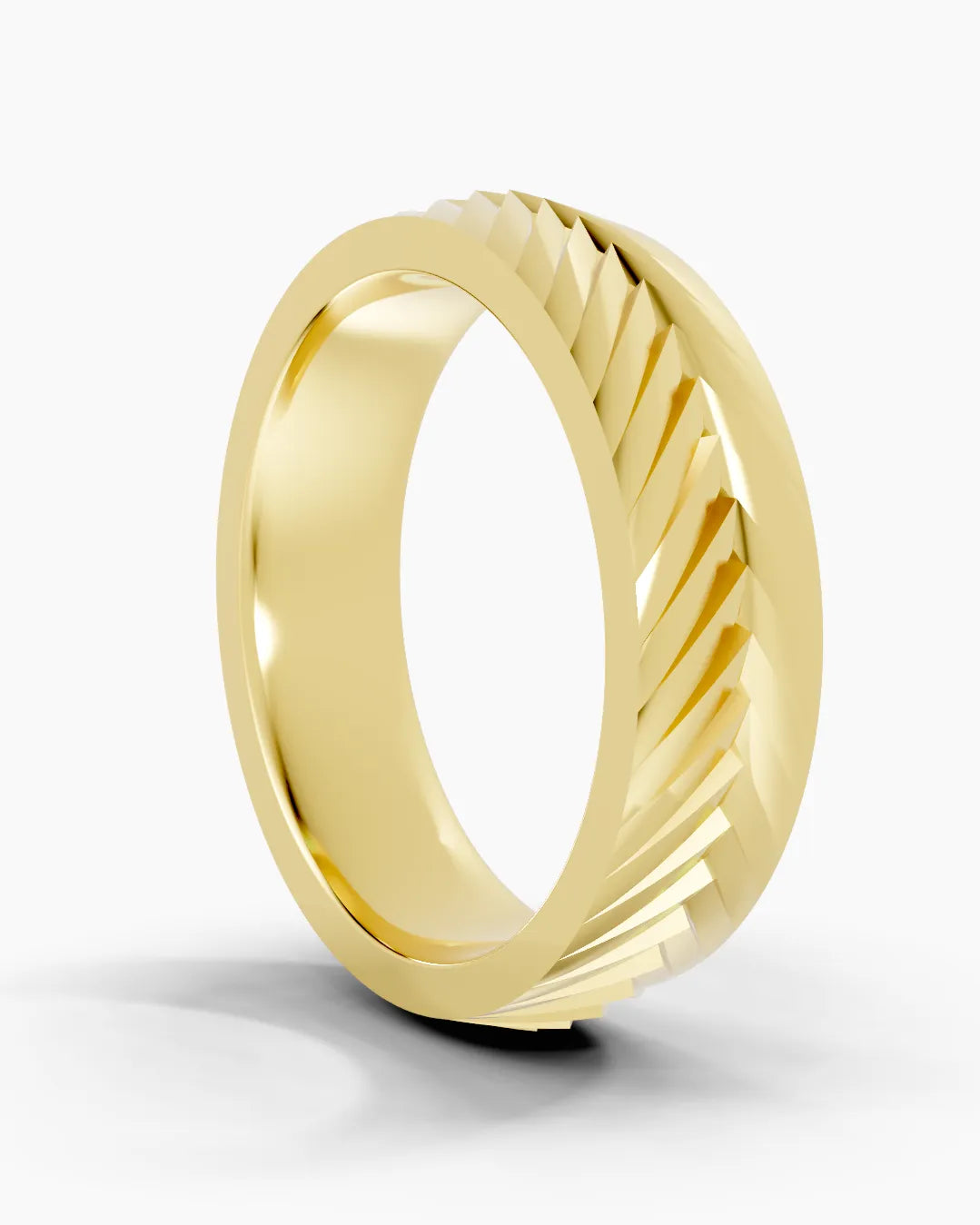 Cut Axis Men Ring