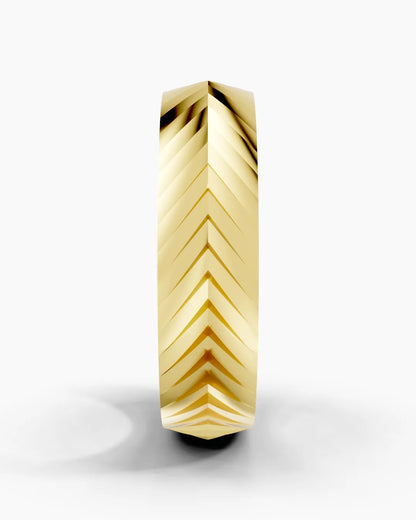 Cut Axis Men Ring