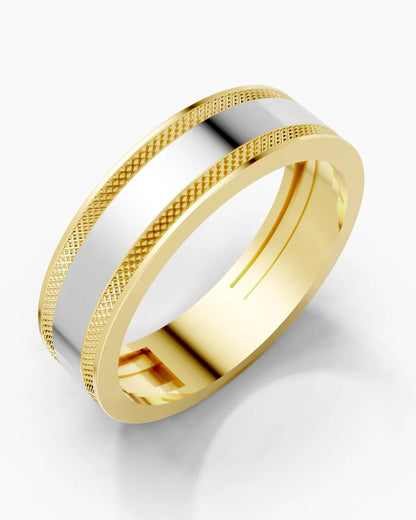 Pinstripe Men Ring