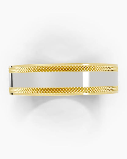 Pinstripe Men Ring