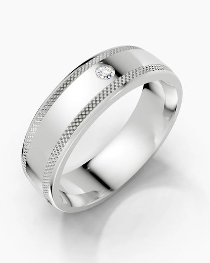 Grain Mark Men Ring