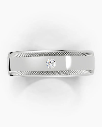 Grain Mark Men Ring