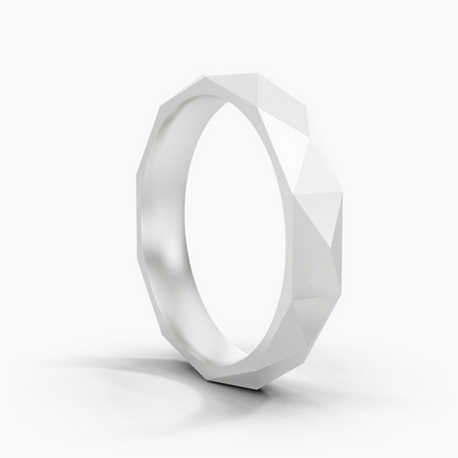 Refined Facet Men Ring