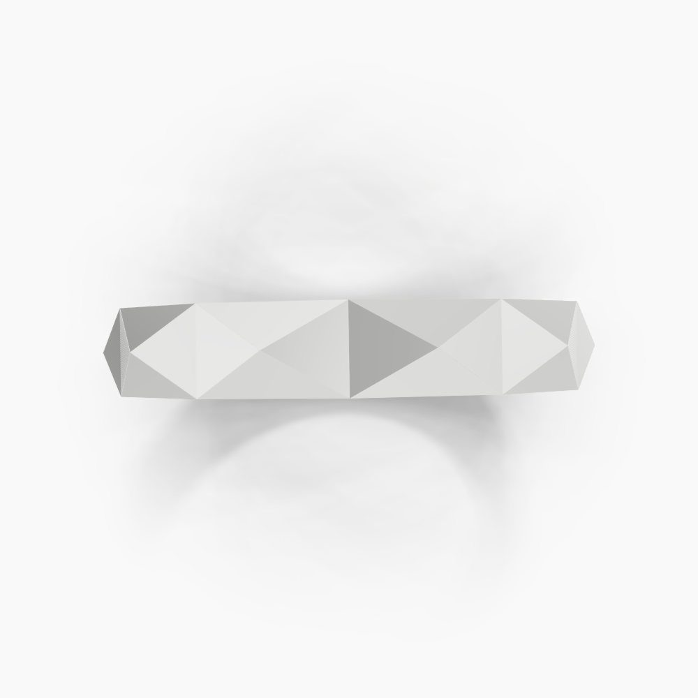 Refined Facet Men Ring