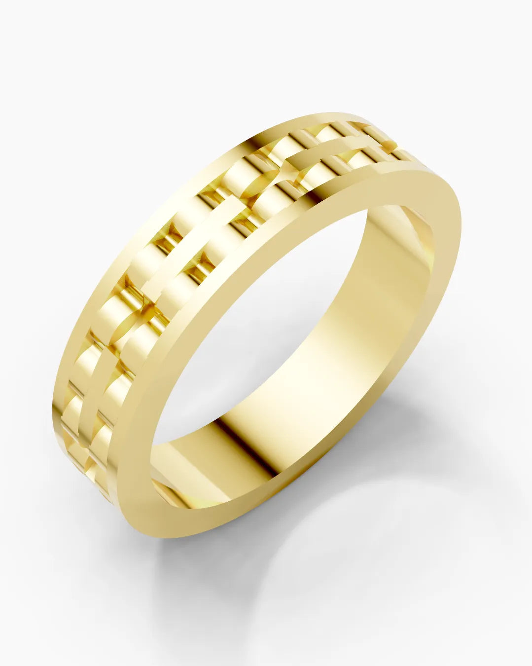 Dual Line Men Ring
