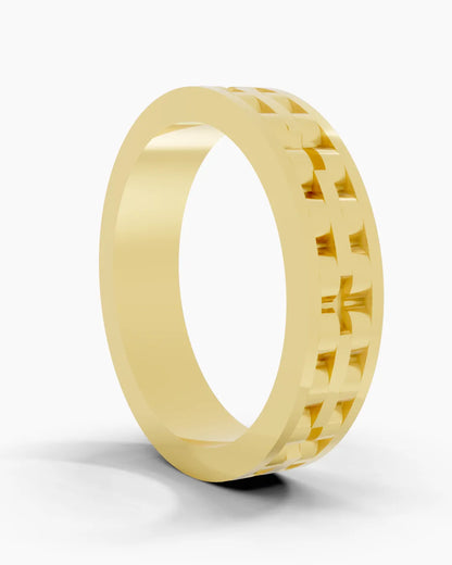 Dual Line Men Ring