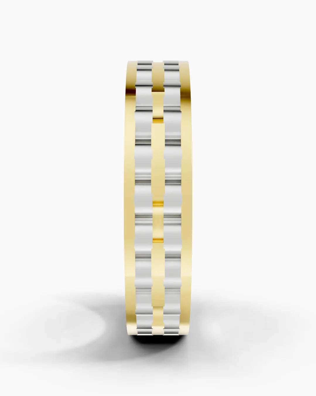 Twin Tone Men Ring