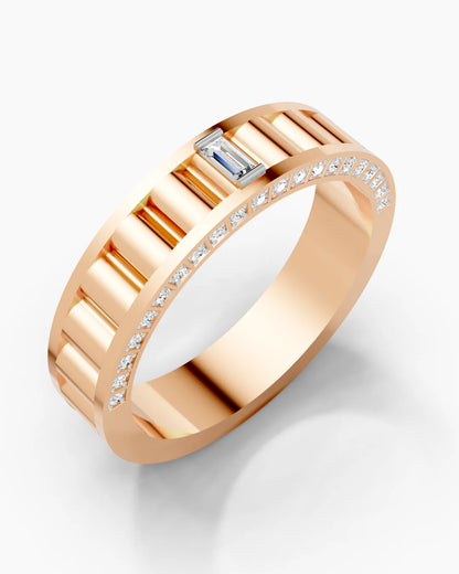 Center Arc Men Ring