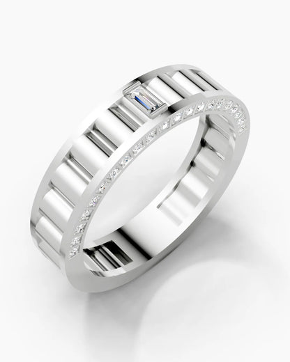Linear Gleam Men Ring