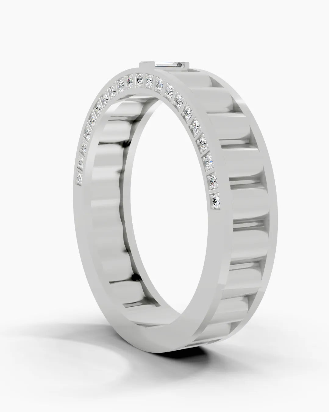 Linear Gleam Men Ring