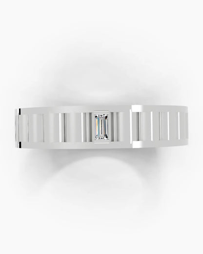 Linear Gleam Men Ring