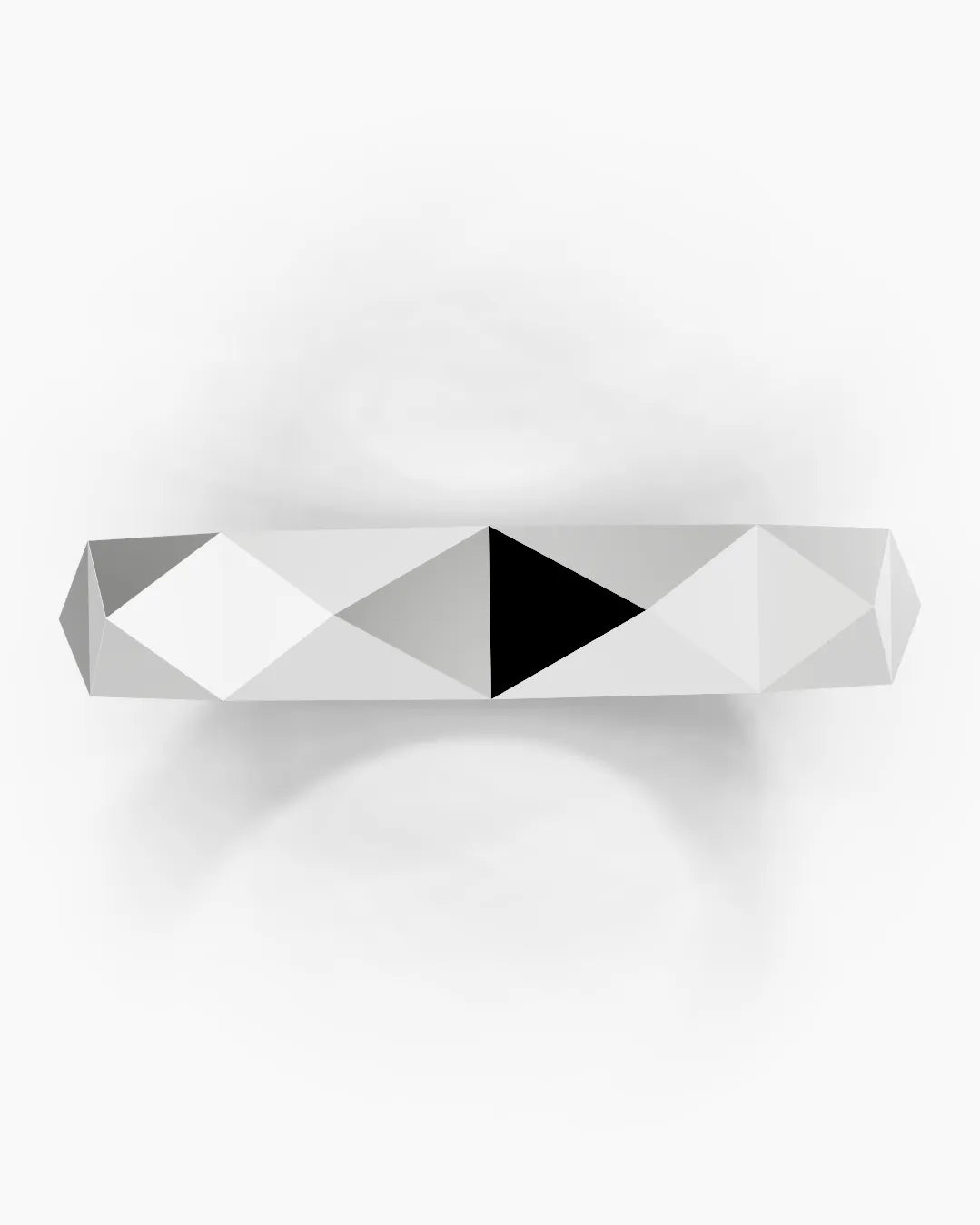 Sculpted Facet Men Ring