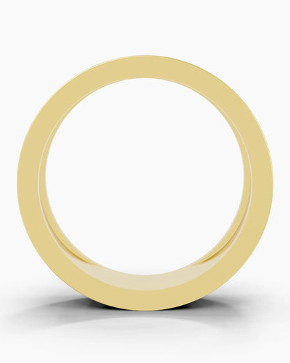 Curved Texture Men Ring