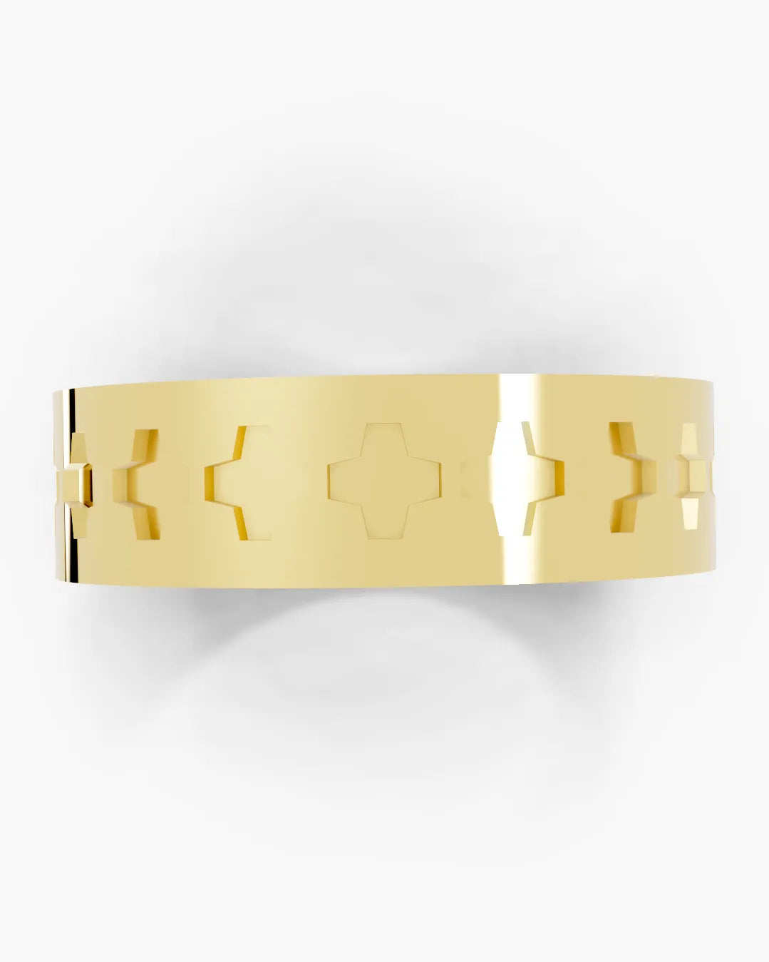 Sleek Geometry Men Ring