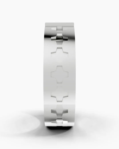 Baguette Spark Modern Men Ring