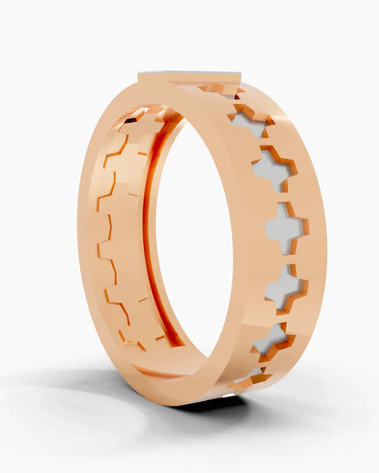 Baguette Edge Men Ring