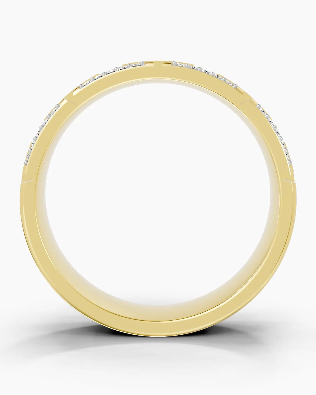 Bold Contrast Men Ring