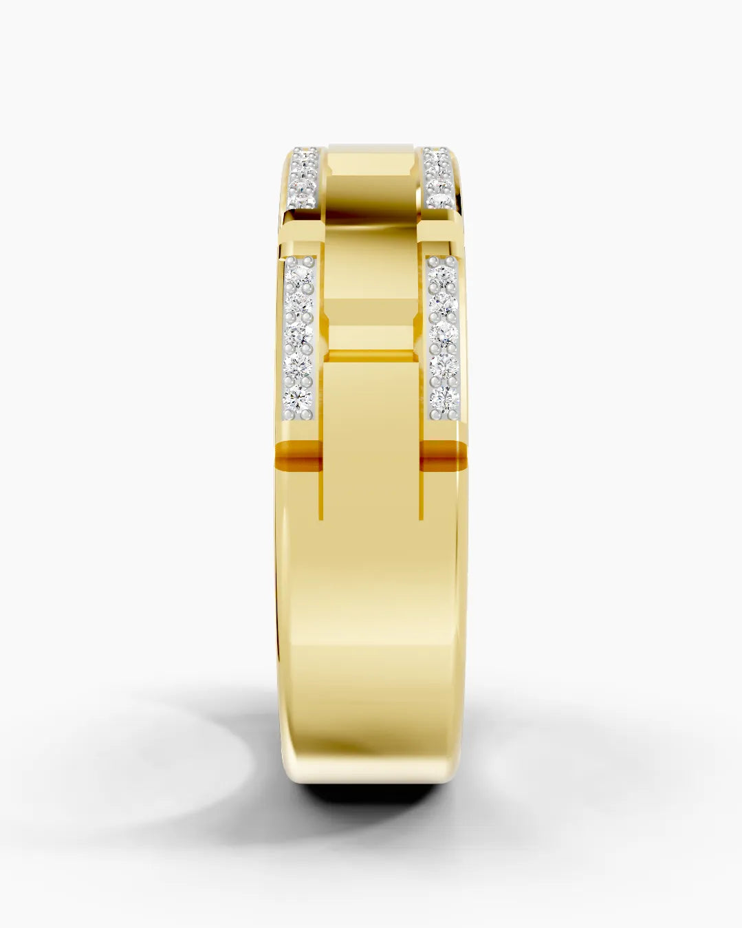 Bold Contrast Men Ring