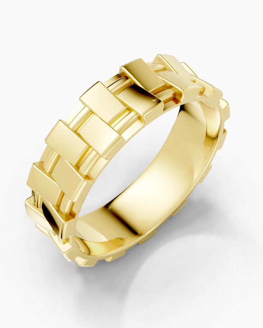 Woven Elegance Men Ring