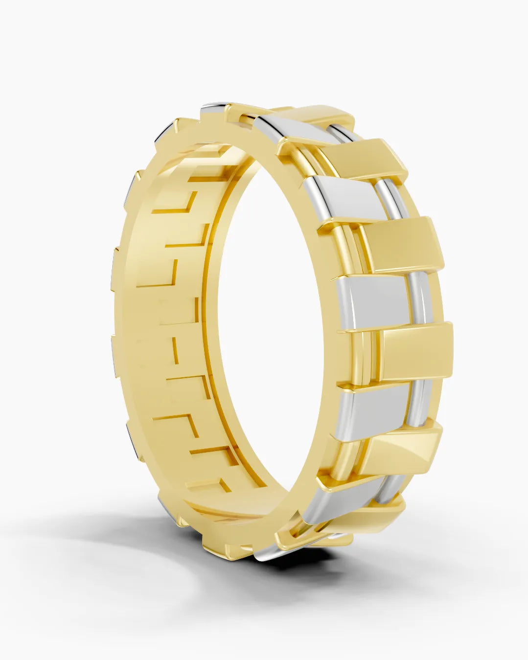 Textured Weave Men Ring
