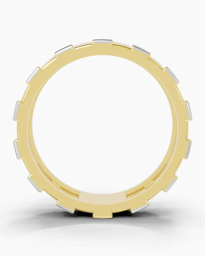 Textured Weave Men Ring