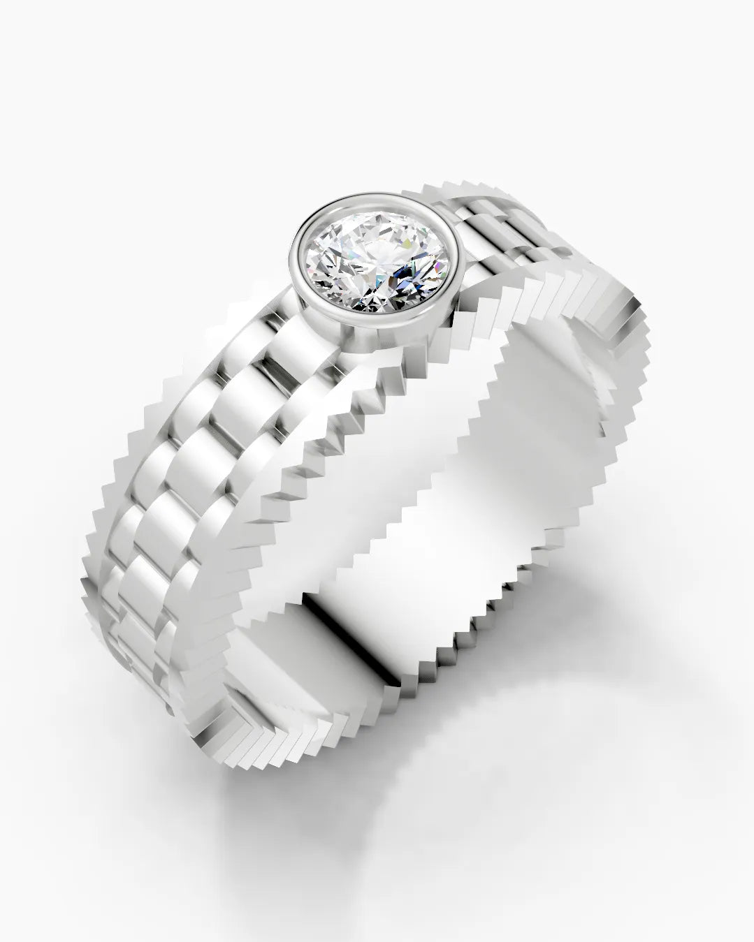 Torque Crown Men Ring