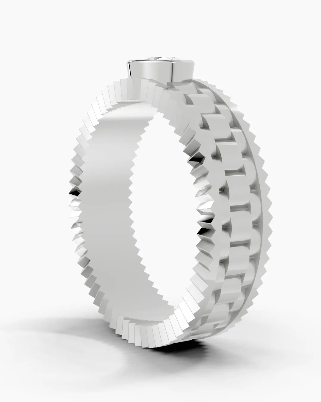 Torque Crown Men Ring