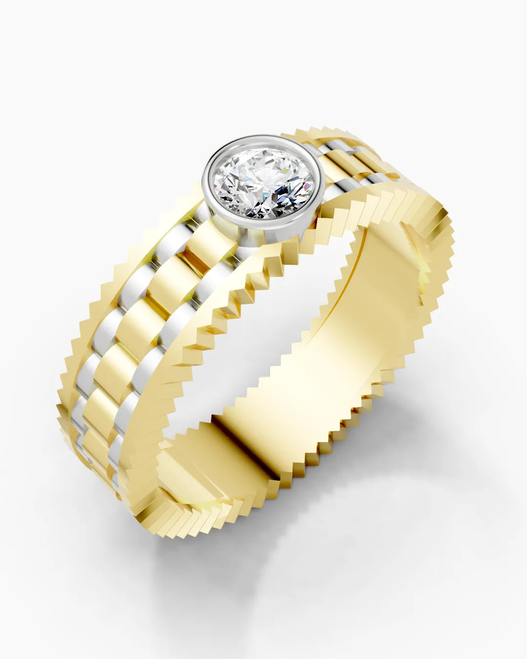 Linear Glow Men Ring