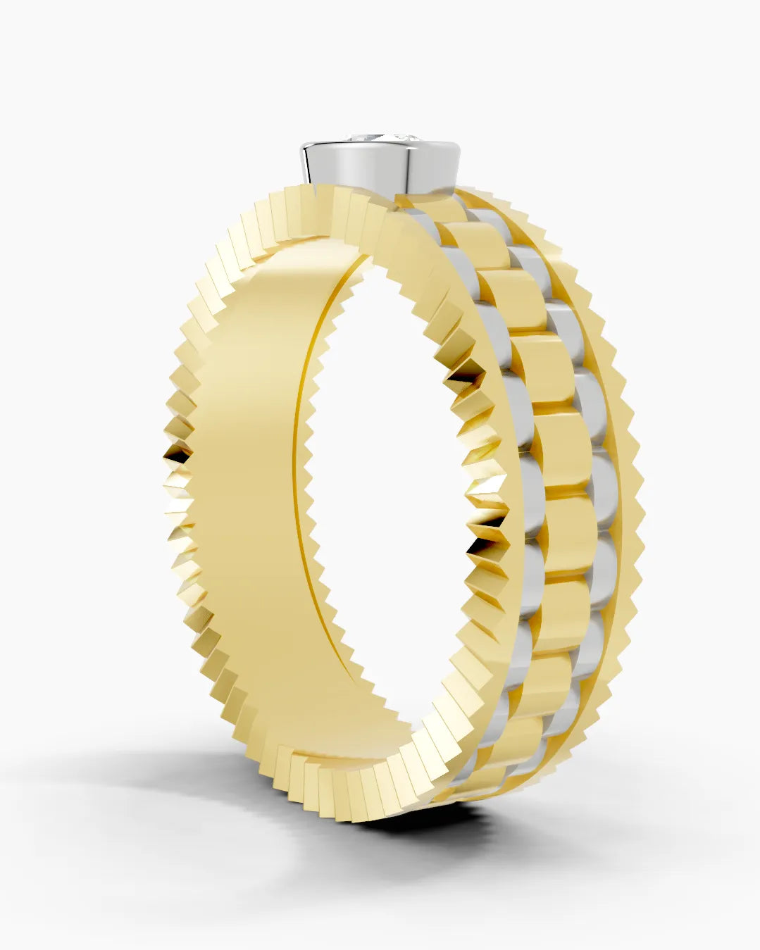 Linear Glow Men Ring