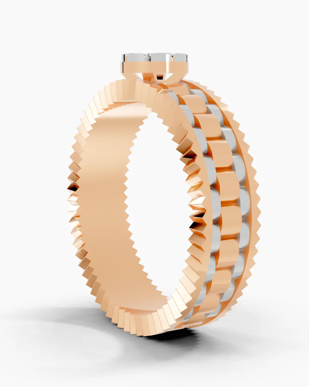 Gridline Glow Men Ring