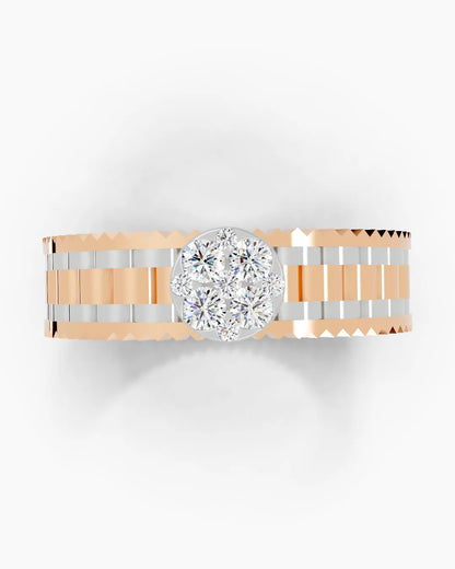 Gridline Glow Men Ring