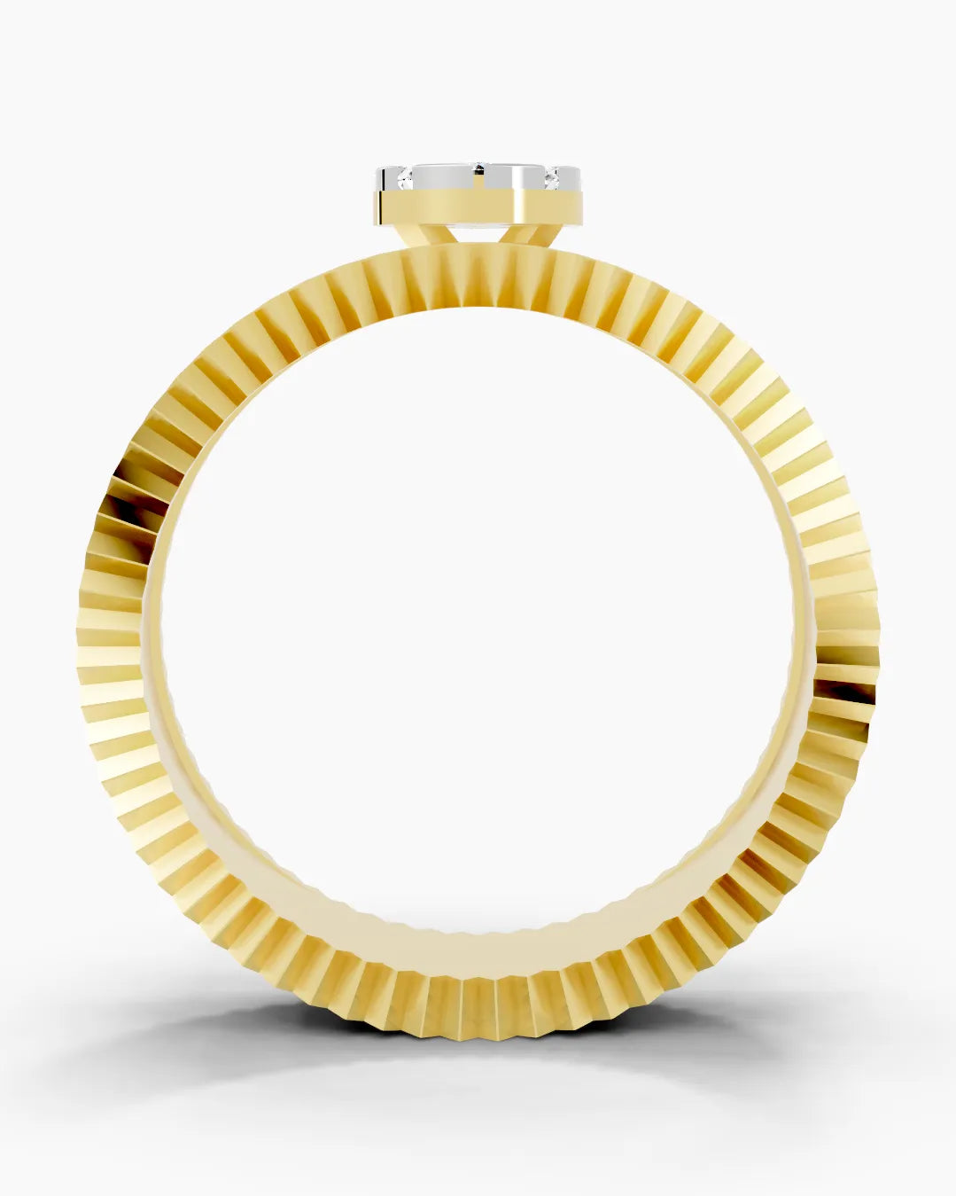 Structured Spark Men Ring