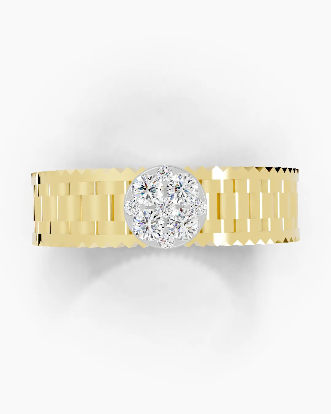 Structured Spark Men Ring