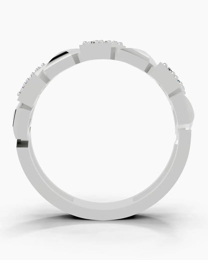 Angled Matrix Men Ring