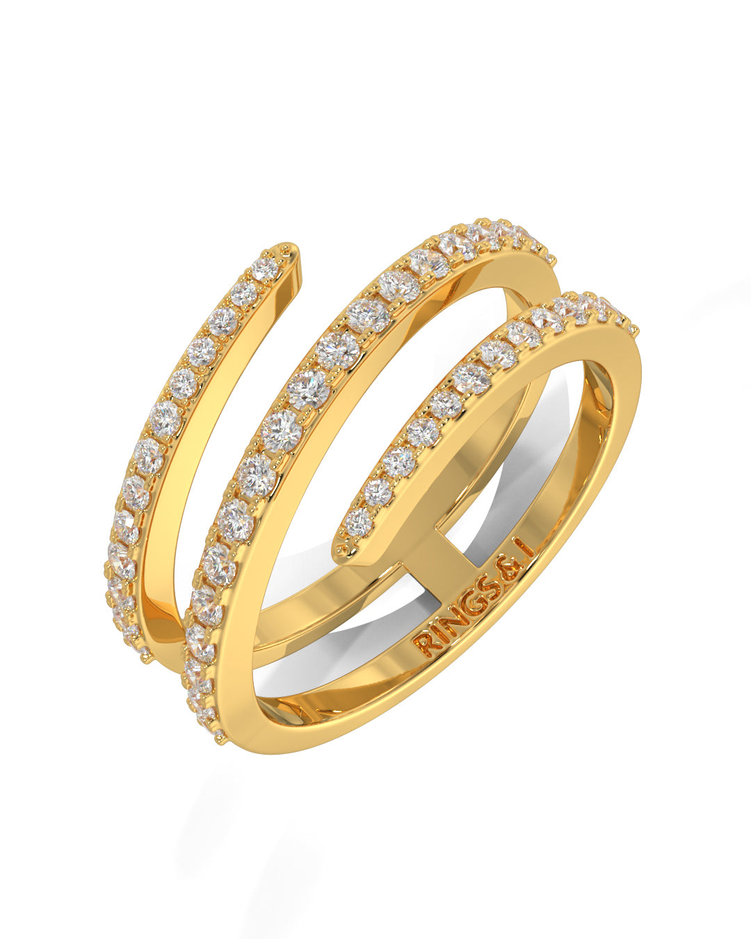 Modern Spiral Women Ring – Rings & I