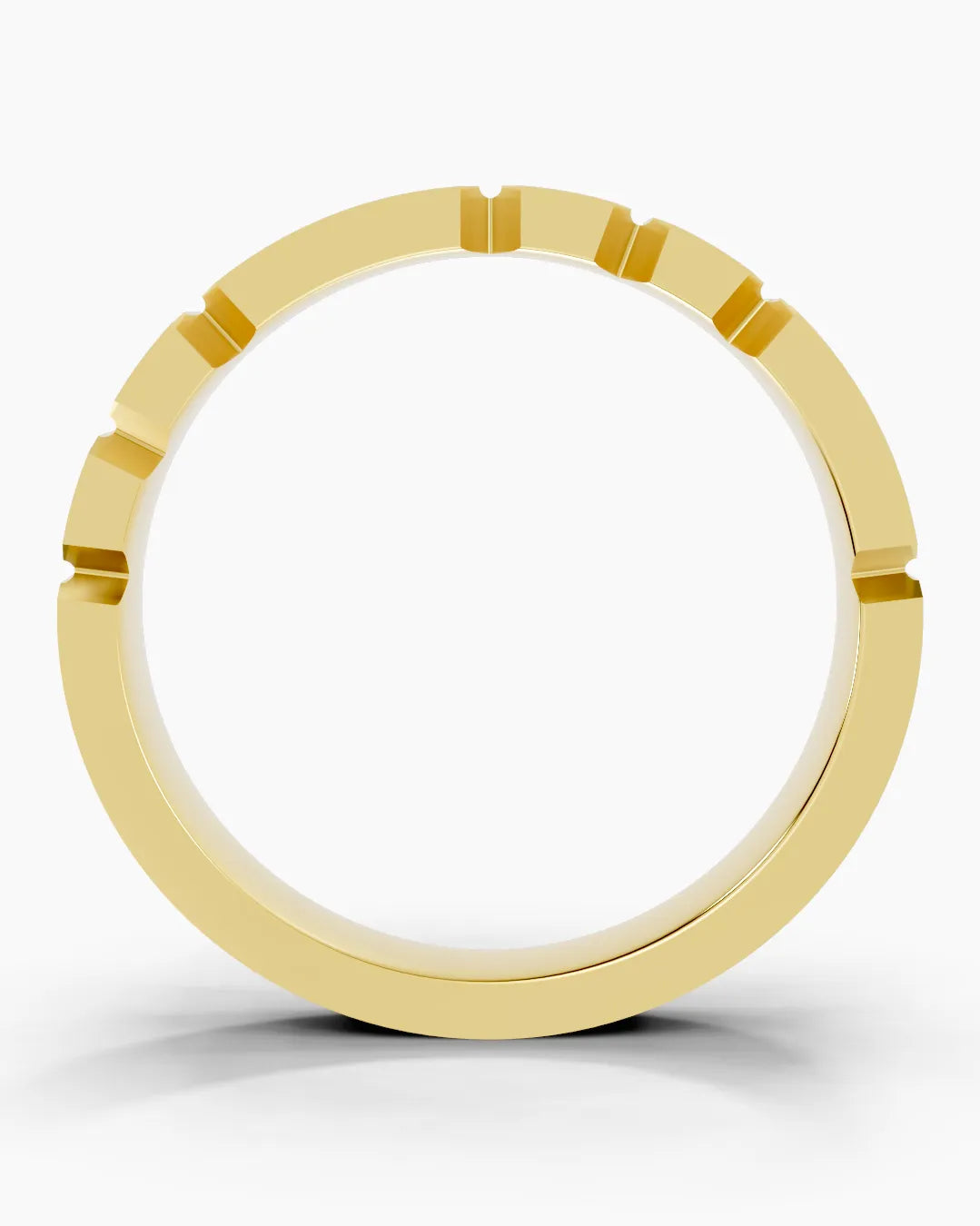 Fissure Grid Men Ring