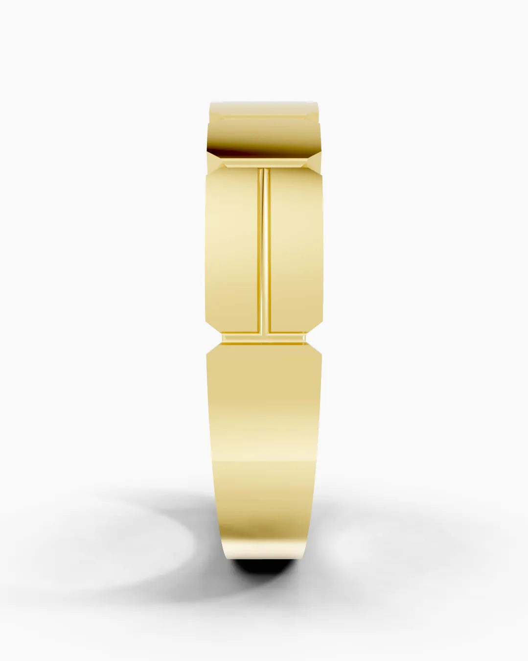 Fissure Grid Men Ring
