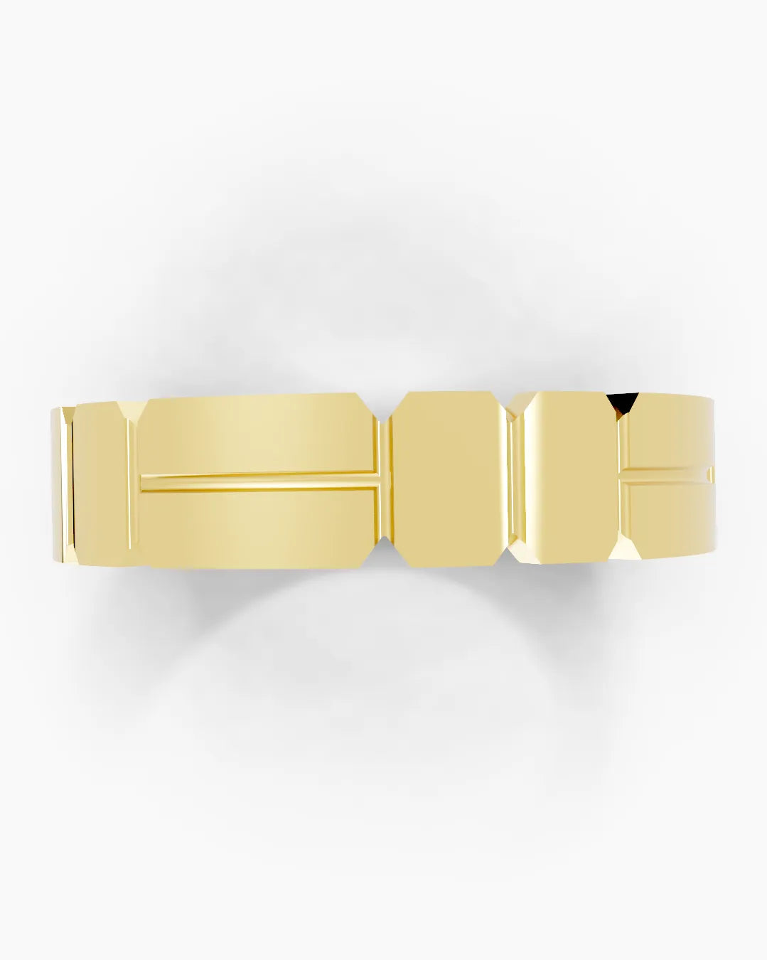 Fissure Grid Men Ring