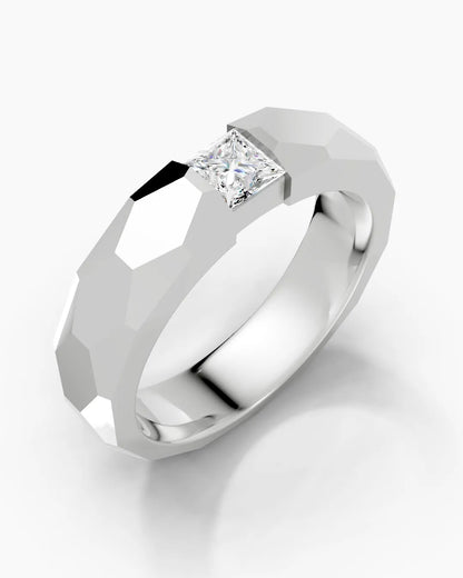 Obsidian Spark Men Ring