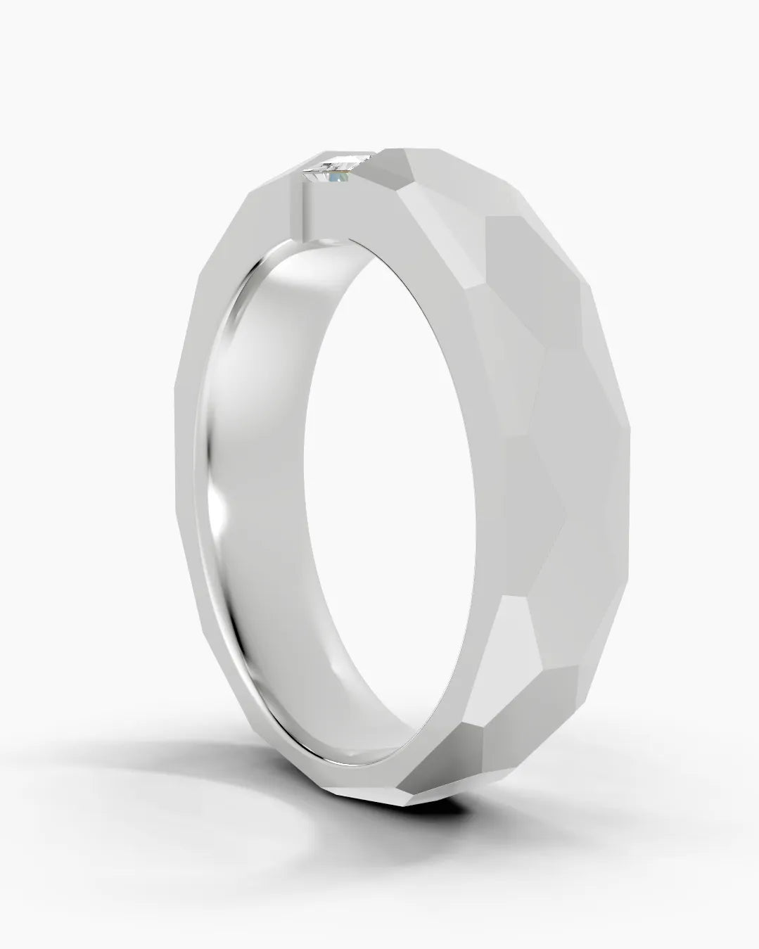 Obsidian Spark Men Ring