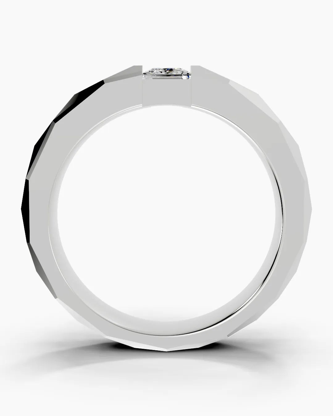 Obsidian Spark Men Ring