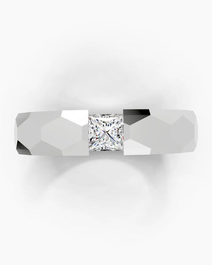 Obsidian Spark Men Ring